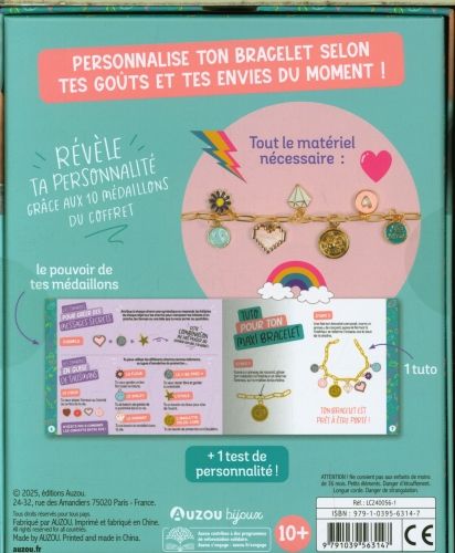 Produktbild: Mon bracelet &agrave; personnaliser : 10 m&eacute;daillons