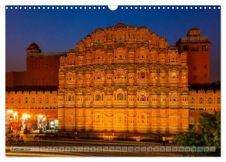 Produktbild: Indien Rajasthan: Unterwegs im Land der K&ouml;nige (Wandkalender 2026 DIN A3 quer), CALVENDO Monatskalender