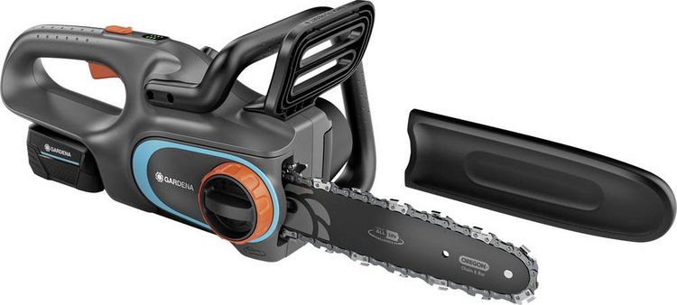 Produktbild: GARDENA Akku-Kettens&auml;ge PowerSaw 250/18V Ready-To-Use Akku Akku-Kettens&auml;ge inkl. Akku 45 Wh 18 V Schwertl&auml;nge 250 mm