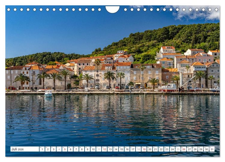 Produktbild: Kroatien - Korcula (Wandkalender 2026 DIN A4 quer), CALVENDO Monatskalender