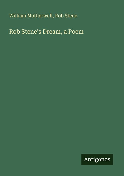 Produktbild: Rob Stene's Dream, a Poem
