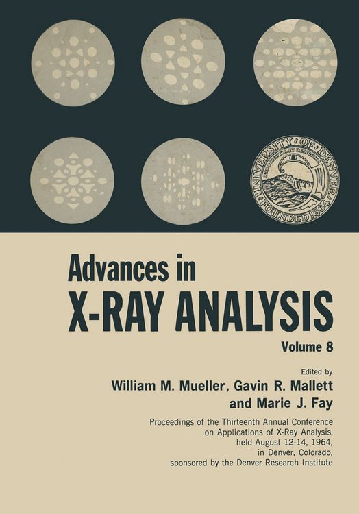 Produktbild: Advances in X-Ray Analysis