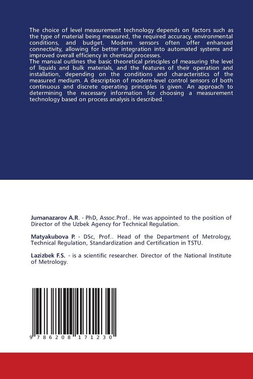 Produktbild: MODERN METHODS AND TOOLS FOR MEASURING LEVEL IN CHEMICAL INDUSTRIES