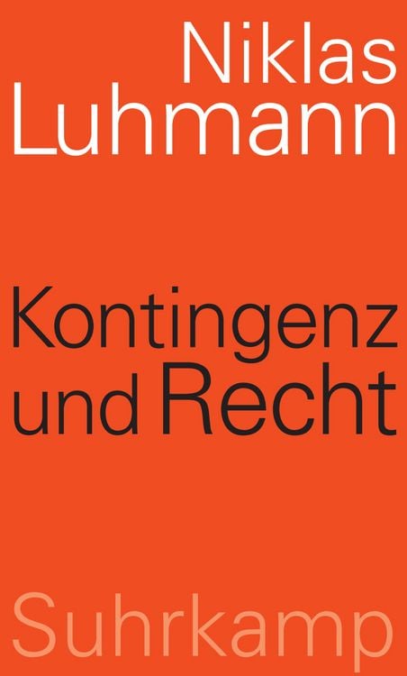 Produktbild: Kontingenz und Recht