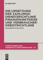 Produktbild: Die zivilrechtliche Umsetzung der Zahlungsdiensterichtlinie