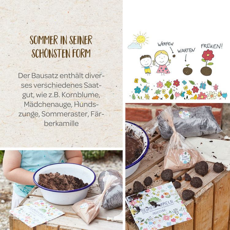 Produktbild: Blumenmurmeln Kit