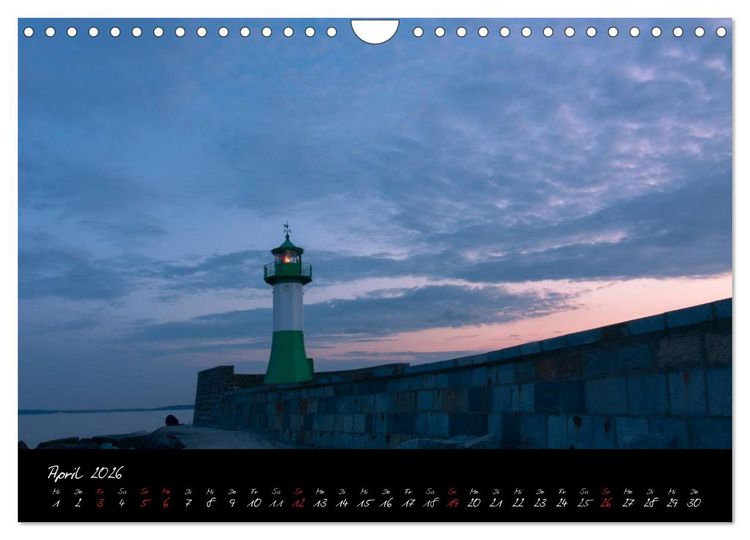 Produktbild: Sassnitz und R&uuml;gen (Wandkalender 2026 DIN A4 quer), CALVENDO Monatskalender