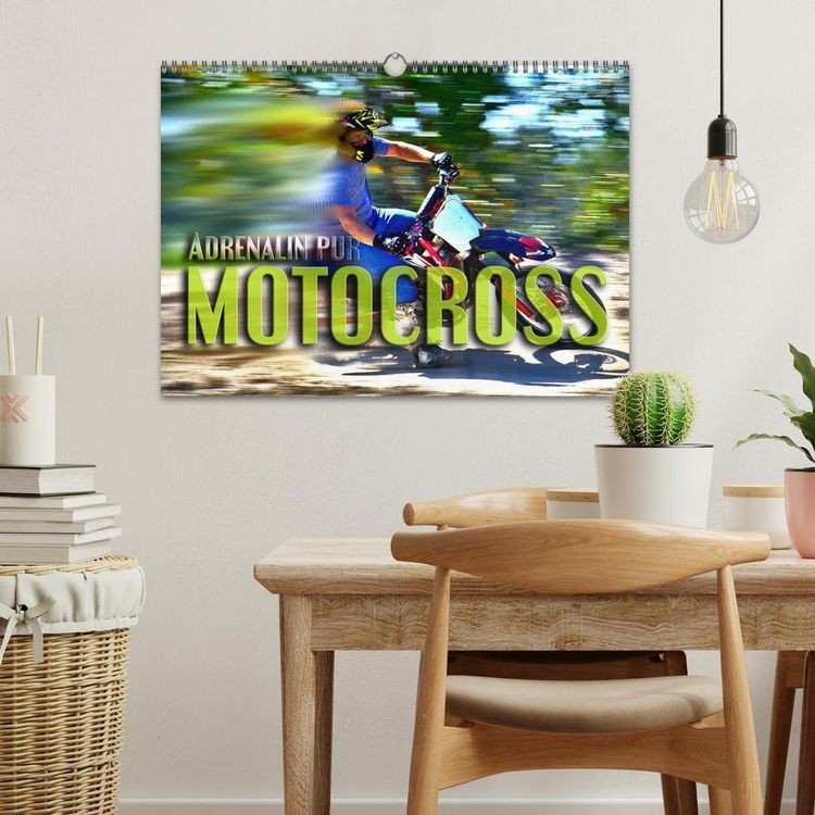 Produktbild: Motocross - Adrenalin pur (Wandkalender 2026 DIN A3 quer), CALVENDO Monatskalender