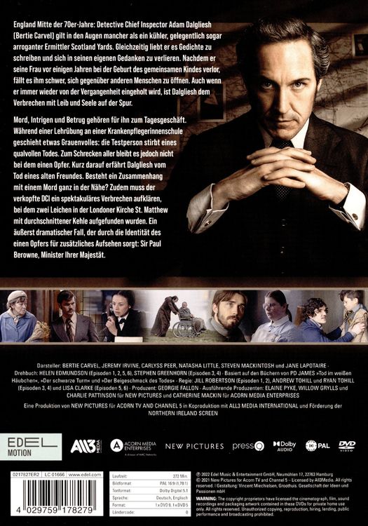 Produktbild: Adam Dalgliesh, Scotland Yard - Staffel 1 [2 DVDs]