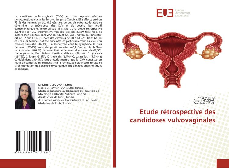 Produktbild: Etude r&eacute;trospective des candidoses vulvovaginales