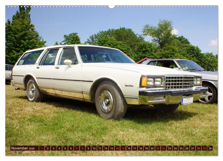 Produktbild: Damals war's - Oldtimer der F&uuml;nfziger bis Achtziger Jahre (hochwertiger Premium Wandkalender 2026 DIN A2 quer), Kunstdruck in Hochglanz