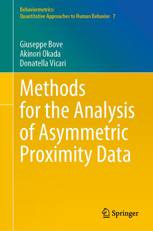 Produktbild: Methods for the Analysis of Asymmetric Proximity Data