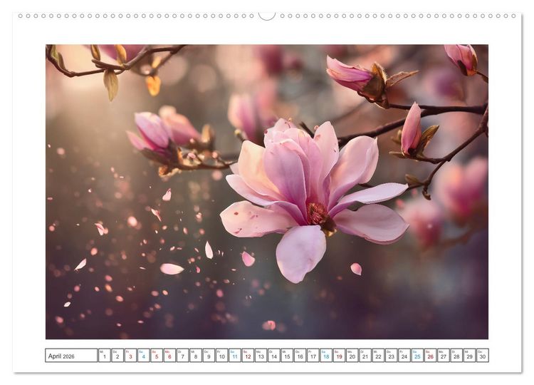 Produktbild: Magie der Jahreszeiten (hochwertiger Premium Wandkalender 2026 DIN A2 quer), Kunstdruck in Hochglanz