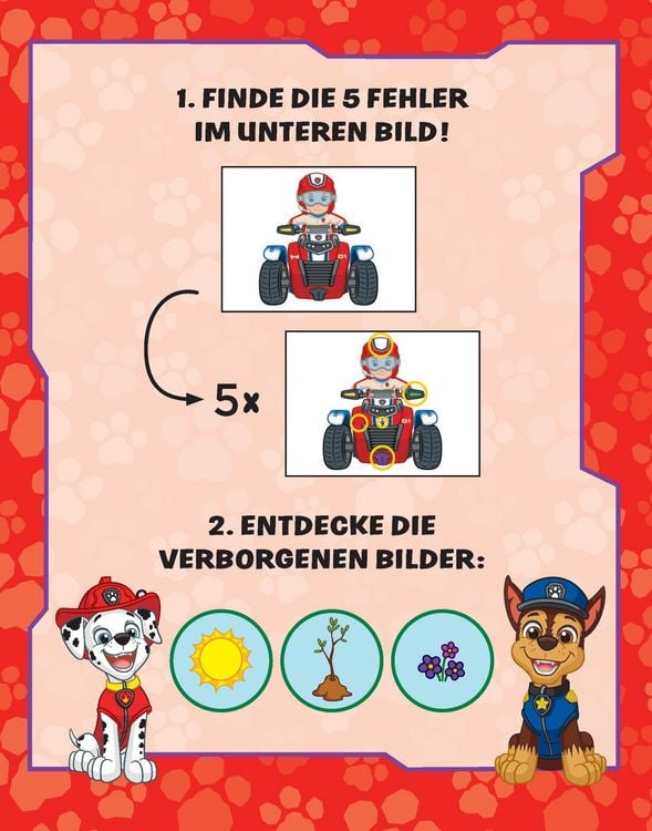 Produktbild: PAW Patrol Wasserzauber I Finde den Fehler. Einfach mit Wasser malen