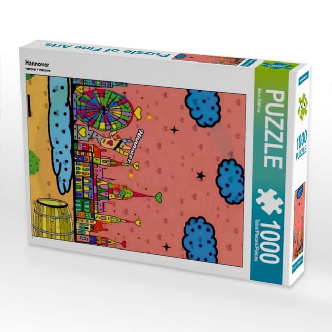 Produktbild: CALVENDO Puzzle Hannover 1000 Teile Puzzle hoch | 1000 Teile Lege-Gr&ouml;&szlig;e 64 &times; 48 cm Foto-Puzzle f&uuml;r gl&uuml;ckliche Stunden
