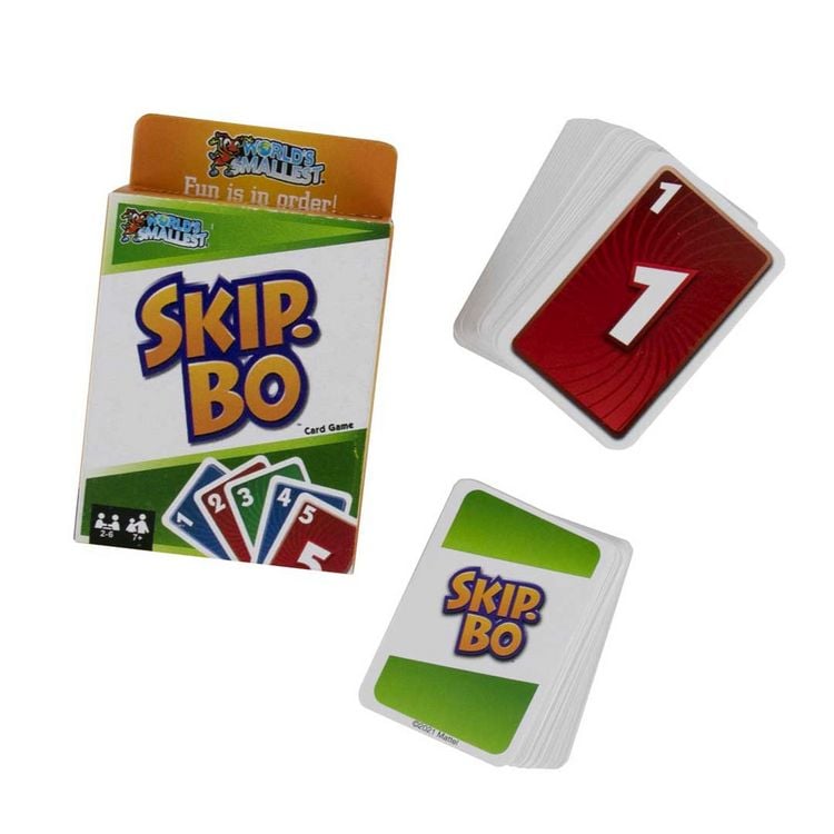 Produktbild: Worlds Smallest 361225 - Skip-Bo, Mini-Version
