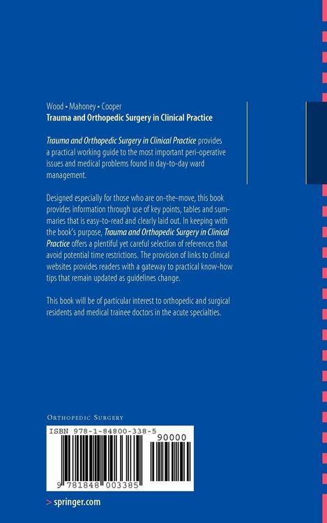 Produktbild: Trauma and Orthopedic Surgery in Clinical Practice