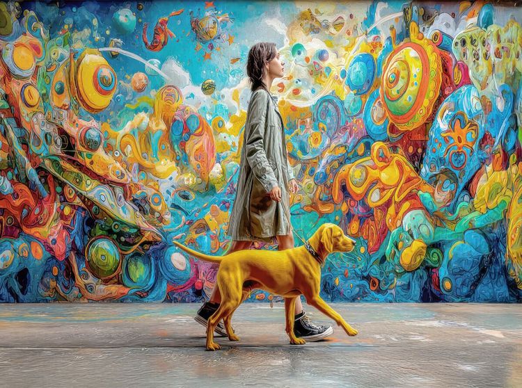 Produktbild: CALVENDO Puzzle Bunte Stadt | 2000 Teile Lege-Gr&ouml;&szlig;e 90x67cm Foto-Puzzle f&uuml;r gl&uuml;ckliche Stunden