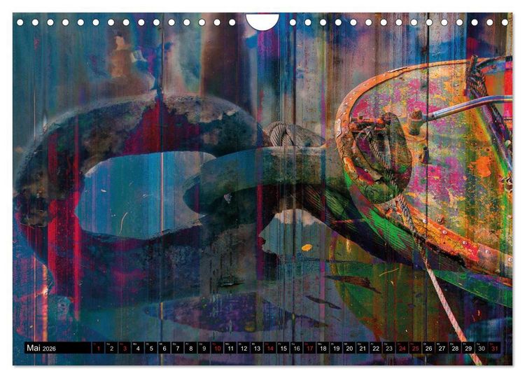 Produktbild: Hamburg Abstrakt (Wandkalender 2026 DIN A4 quer), CALVENDO Monatskalender