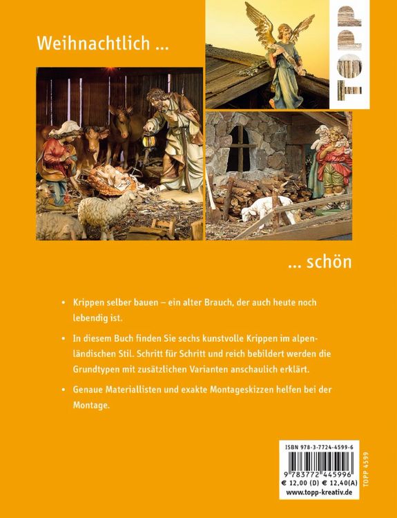 Produktbild: Traditionelle Krippen zum Selberbauen (kreativ.kompakt.)