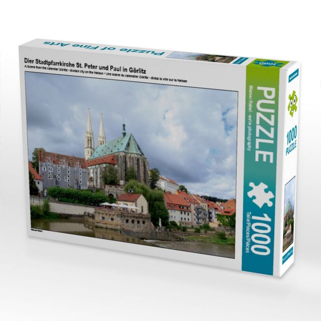Produktbild: CALVENDO Puzzle Dier Stadtpfarrkirche St. Peter und Paul in G&ouml;rlitz | 1000 Teile Lege-Gr&ouml;&szlig;e 64x48cm Foto-Puzzle f&uuml;r gl&uuml;ckliche Stunden
