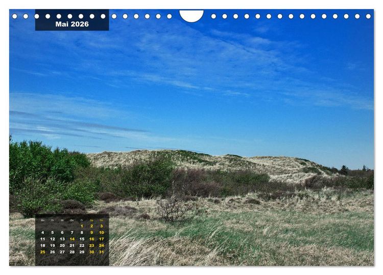 Produktbild: Texel Insel mit Charakter (Wandkalender 2026 DIN A4 quer), CALVENDO Monatskalender