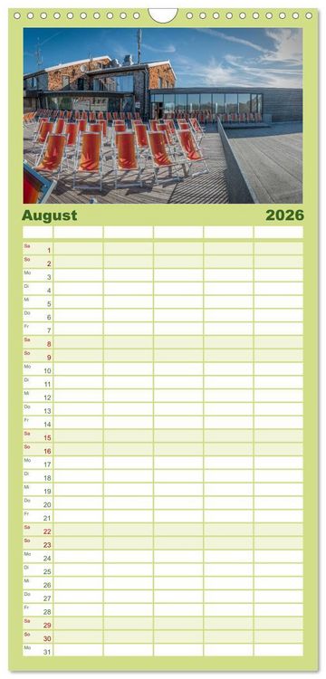 Produktbild: Familienplaner 2026 - Oberallg&auml;u - Oberstdorf und Umgebung mit 5 Spalten (Wandkalender, 21 x 45 cm) CALVENDO