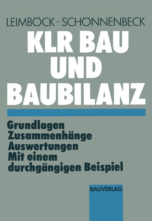 Produktbild: KLR Bau und Baubilanz