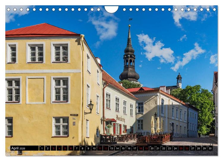 Produktbild: Ein Wochenende in Tallinn (Wandkalender 2026 DIN A4 quer), CALVENDO Monatskalender