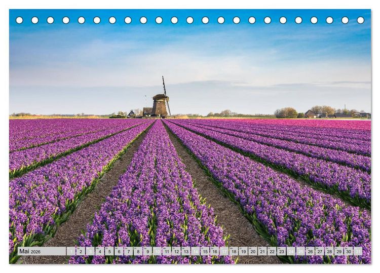 Produktbild: Wundersch&ouml;ne Niederlande (Tischkalender 2026 DIN A5 quer), CALVENDO Monatskalender