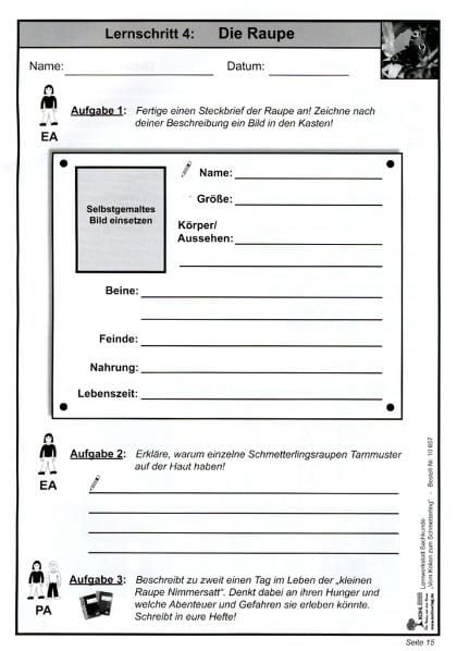 Produktbild: Lernwerkstatt Schmetterlinge