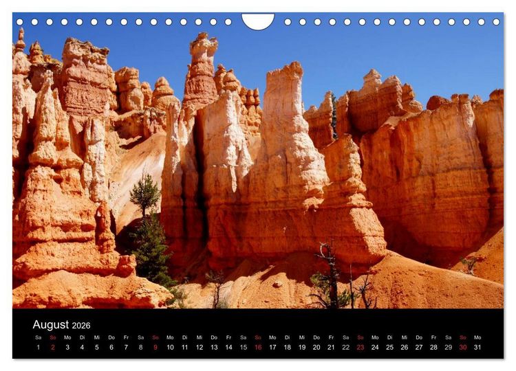 Produktbild: USA-S&uuml;dwesten von seiner sch&ouml;nsten Seite 2026 (Wandkalender 2026 DIN A4 quer), CALVENDO Monatskalender