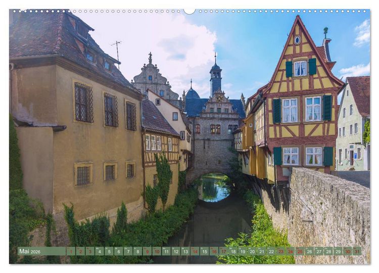Produktbild: Romantisches Mainfranken (hochwertiger Premium Wandkalender 2026 DIN A2 quer), Kunstdruck in Hochglanz