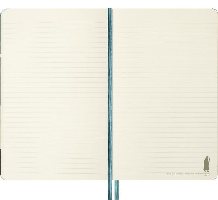 Produktbild: Moleskine Der Herr der Ringe Notizbuch Aragorn limitierte Ausgabe, L/A5, liniert, fester Einband