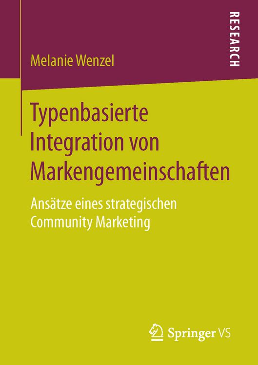 Produktbild: Typenbasierte Integration von Markengemeinschaften
