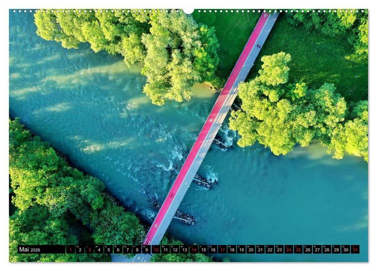 Produktbild: Kempten im Allg&auml;u, die &auml;lteste Stadt Deutschlands (hochwertiger Premium Wandkalender 2026 DIN A2 quer), Kunstdruck in Hochglanz