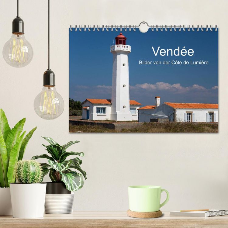 Produktbild: Vend&eacute;e - Bilder von der C&ocirc;te de Lumi&egrave;re (Wandkalender 2026 DIN A4 quer), CALVENDO Monatskalender