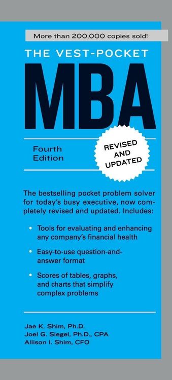 Produktbild: The Vest-Pocket MBA