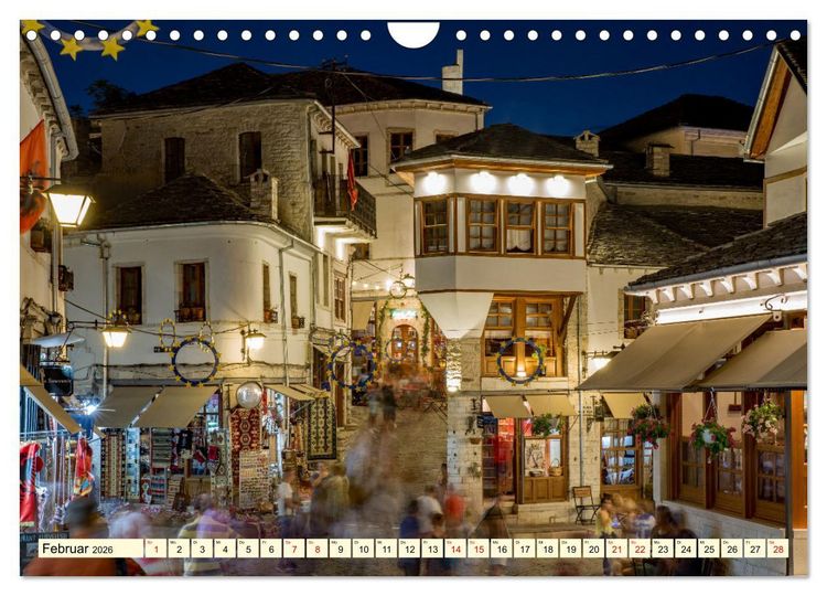 Produktbild: Albanien - Streifz&uuml;ge durch atemberaubende Kulturlandschaften (Wandkalender 2026 DIN A4 quer), CALVENDO Monatskalender