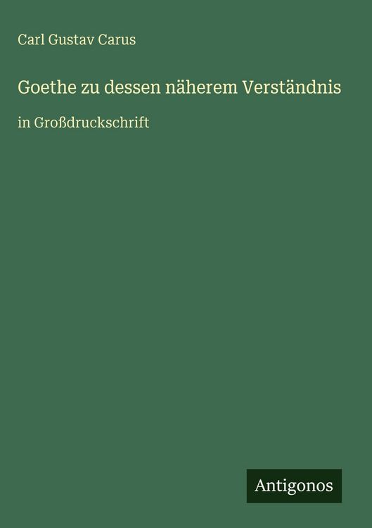Produktbild: Goethe zu dessen n&auml;herem Verst&auml;ndnis