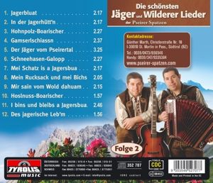 Produktbild: Die Sch&ouml;nsten J&auml;ger & Wilderer Lieder F.2