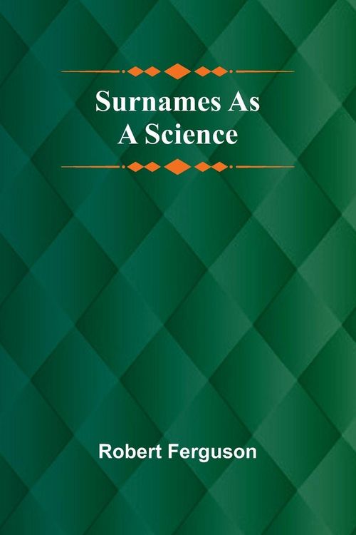 Produktbild: Surnames as a Science