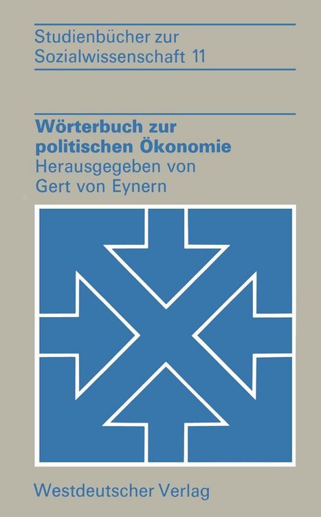 Produktbild: Wörterbuch zur politischen Ökonomie