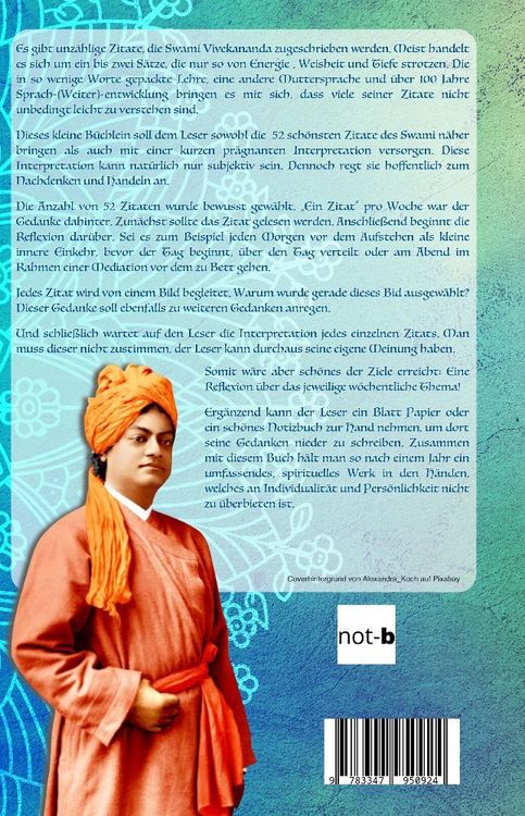 Produktbild: Swami Vivekananda - Zitate eines Yogi