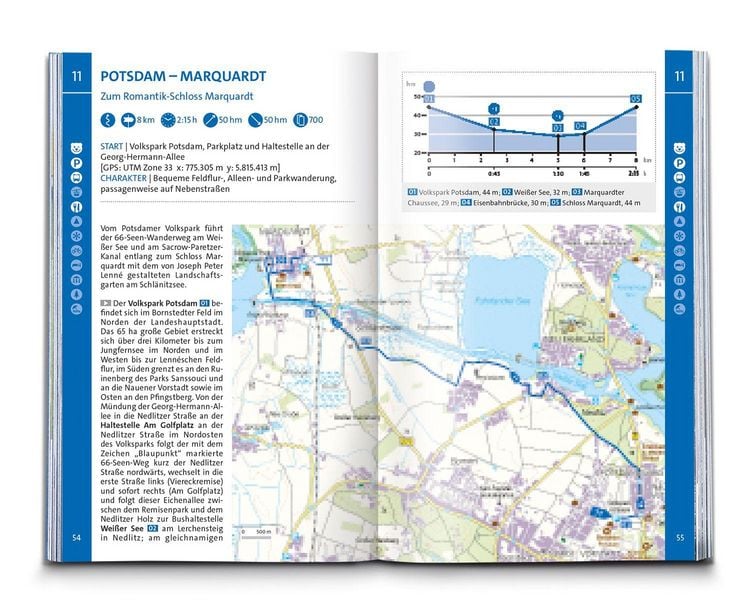 Produktbild: KOMPASS Wanderf&uuml;hrer Berlin-Brandenburg, 75 Touren