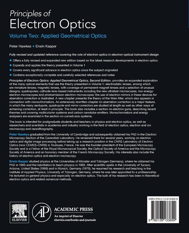 Produktbild: Principles of Electron Optics, Volume 2