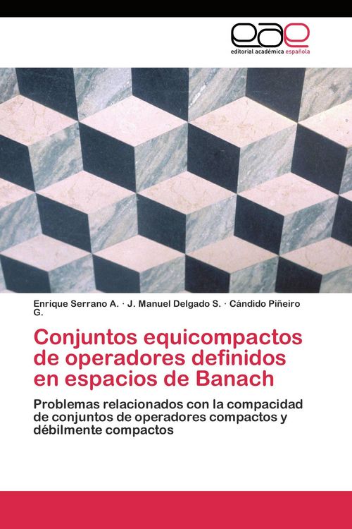 Produktbild: Conjuntos equicompactos de operadores definidos en espacios de Banach