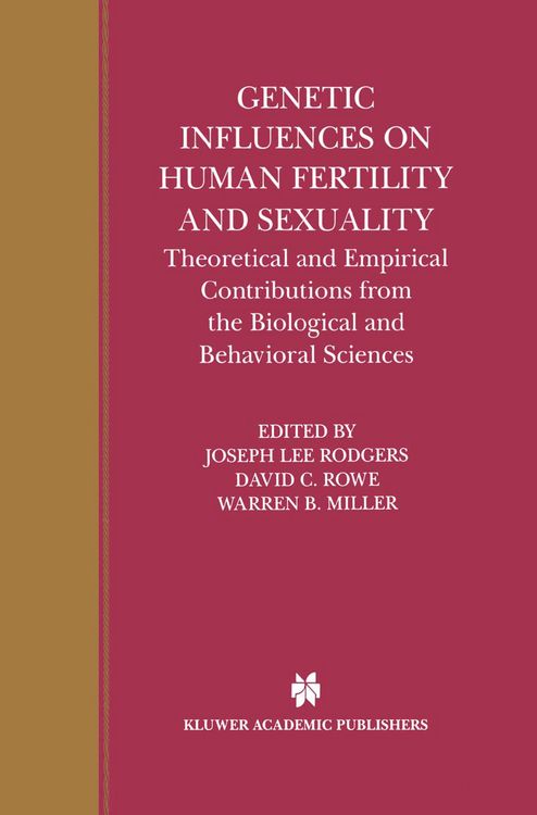 Produktbild: Genetic Influences on Human Fertility and Sexuality