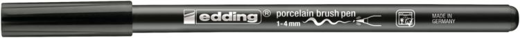 Produktbild: Porzellan-Pinselstift edding 4200, schwarz 1-4 mm