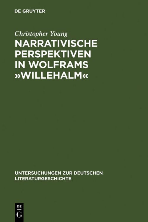Produktbild: Narrativische Perspektiven in Wolframs &raquo;Willehalm&laquo;